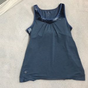 Athleta blue tank top size medium